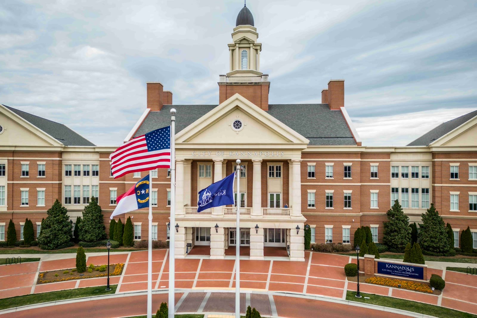 Kannapolis City Hall in downtown Kannapolis, North Carolina